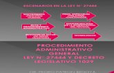 Ley de Procedimientos Administrativos Generales - Perú