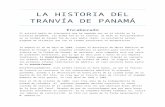 La Historia Del Tranvía de Panamá