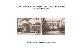 Chacornac, Paul-La Vida Simple de René Guénon