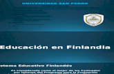 Educación en Finlandia y Perú