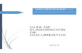 Guia Elaboracón Documentos Mgs. Melissa Loor Mero