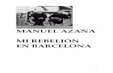Azaña Manuel - Mi Rebelion en Barcelona