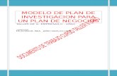 Modelo de Plan de Investigacion Para Un Plan de Negocios