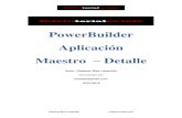 Aplicacion Maestro Detalle en PowerBuilder