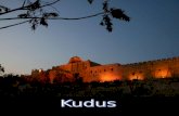 Kudus de noite Kudus vista desde as colinas Kudus vista desde o monte das oliveiras.