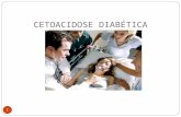 CETOACIDOSE DIABÉTICA 1. CETOACIDOSE DIABÉTICA: Síndrome aguda caracterizada por:  Deficiência relativa ou absoluta de insulina.  Acúmulo de corpos.