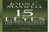 15 Leyes Indispensables Del Crecimiento_ Vivalace Su Potencial (Spanish Edition), Las - John C. Maxwell