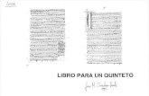 Sánchez Verdú - Libro Para Un Quinteto