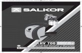 Manual Salkor Hv700 Máquina para pintar