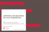 Control Metrolgico de Balanzas de Uso Comercial - Aldo Quiroga