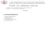 COP 21-PARÍS 2015