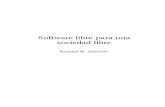 Stallman - Software Libre Para Una Sociedad Libre (Seleccion)