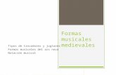 Formas Musicales Medievales