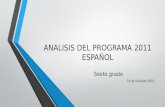 Analis de Programa Espanol 2011