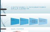 Criticismo y Dogmatismo en La Ciencia