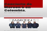 Concierto de Maroon 5 en Colombia