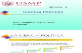 USMP. Sesión 3. Ciencias Políticas