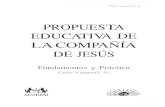 Propuesta Educativa de La Compania de Jesus Carlos Vasquez S J
