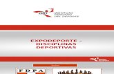 4.-Expodeporte Disciplinas Deportivas Federaciones