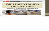Implementación de Los VMA - Dirección Nacional de Saneamiento MVCS