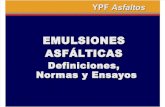 Emulsiones asfálticas (definiciones)