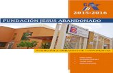 Trabajo Fundación Jesús Abandonado 2015-2016