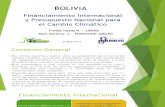 Presentación Financiamiento Cambio Climático Bolivia