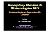 Conceptos y técnicas de la Biotecnologia  Animal