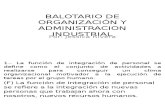 Balotario de Organización y Administracion Industrial