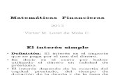 01-Matemáticas Financieras - I
