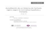 Acreditación de un Sistema Fachada  Ligera según normativa europea y española