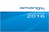 Amangy Srl- Lista de Precios 2016. Rev1