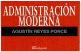 Administración Moderna - Agustín Reyes Ponce - Modificado