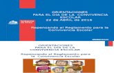 SUGERENCIAS DE ORGANIZACIÓN PARA EL  DÍA DE LA CONVIVENCIA ESCOLAR 22 ABRIL.ppt