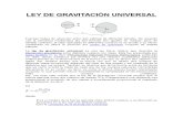 Ley de Gravitación Universa1