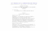 LEY ORGANICACA DE ADMINISTRACIÓN PUBLICA