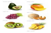 Frutas y Verduras en Ingles Solo Imagenes