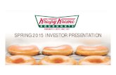KKD Krispy Kreme Spring 2015 Krispy Kreme Investor Presentation v2