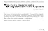 Orígenes y consolidación del cooperativismo en la Argentina.