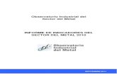 Informe de Indicadores Del Sector Del Metal 2010
