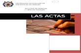Derecho Notarial Actas