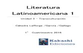 Literatura Latinoamericana Unidad 1 y 2