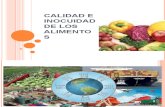 Tema 1. Calidad e Inocuidad de Los Alimentos