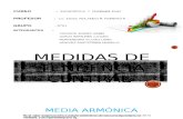 Media Armónica y Media Geométrica