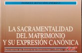 La Sacramentalidad Del Matrimonio y Su Expresión Canonica - Tomas Rincon-Pérez