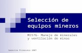 Clase 09 Seleccion de Equipos Mineros
