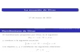 Ecuaciones de Dirac