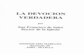 LA DEVOCION VERDADERA. S.FRANCISCO DE SALES