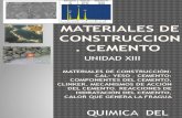 Unidad Xiii Materiales de Construccion Cemento