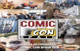 Comic Con Spain 2016 - Calendario Actividades